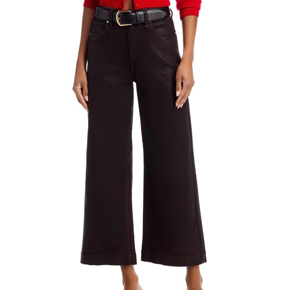 Paige Anessa Coated Jeans Chicory Coffee